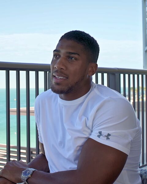 Anthony Joshua, two-time world heavyweight boxing champion, in 2017