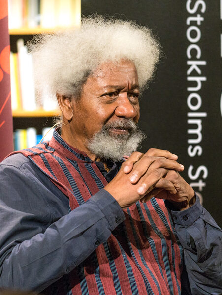 Wọlé Ṣóyínká, Nobel laureate in Literature, in 2018